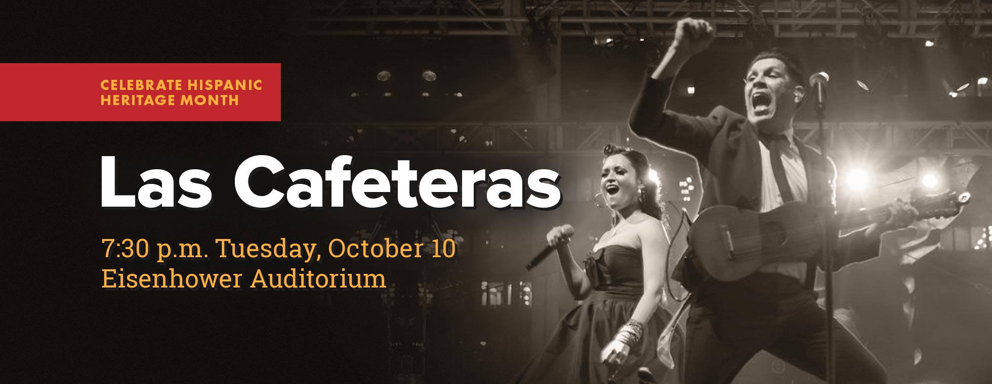 Celebrate Hispanic Heritage Month with Las Cafeteras 7:30 p.m. Tuesday, October 10 at Eisenhower Auditorium