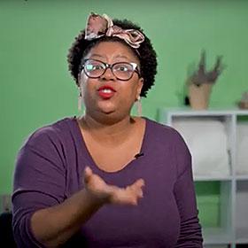 SLMDances Artistic Director Sydnie Mosley discusses the project on camera.