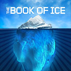 Book cover design of Paul D. Miller's The Book of Ice. An illustration of an iceberg.